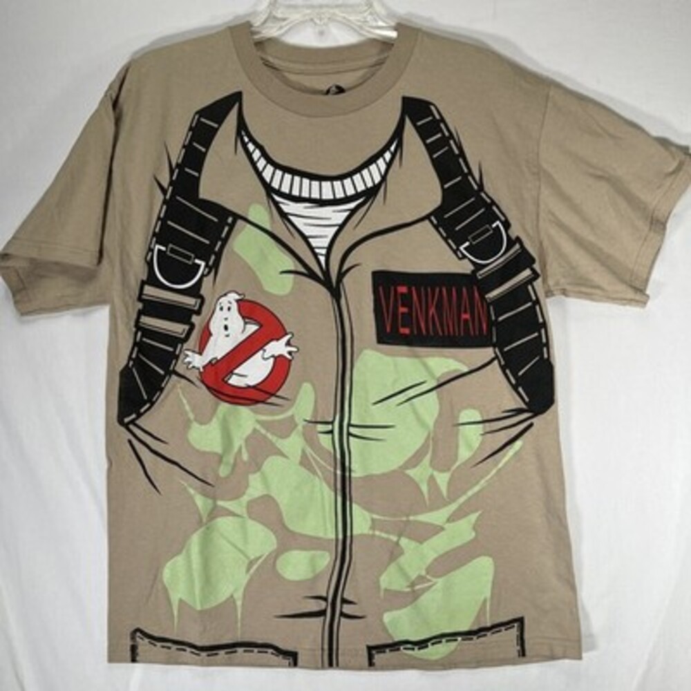 Ghostbusters Venkman T Shirt Mad Engine Size Large 100% Cotton Costume